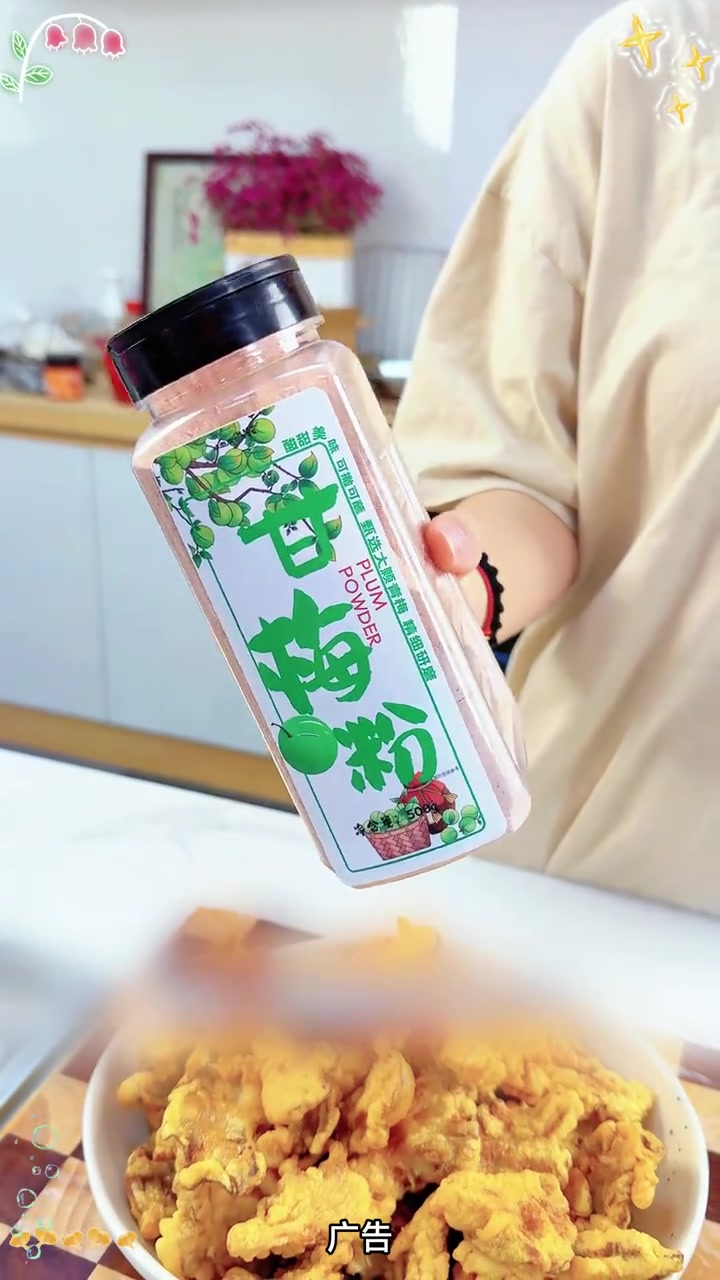 味泰浓甘梅粉梅子粉鸡排地瓜薯条专用撒粉台湾甘梅撒料干梅粉