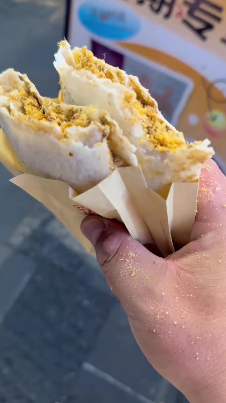 当我第一次吃到甜豆腐脑!