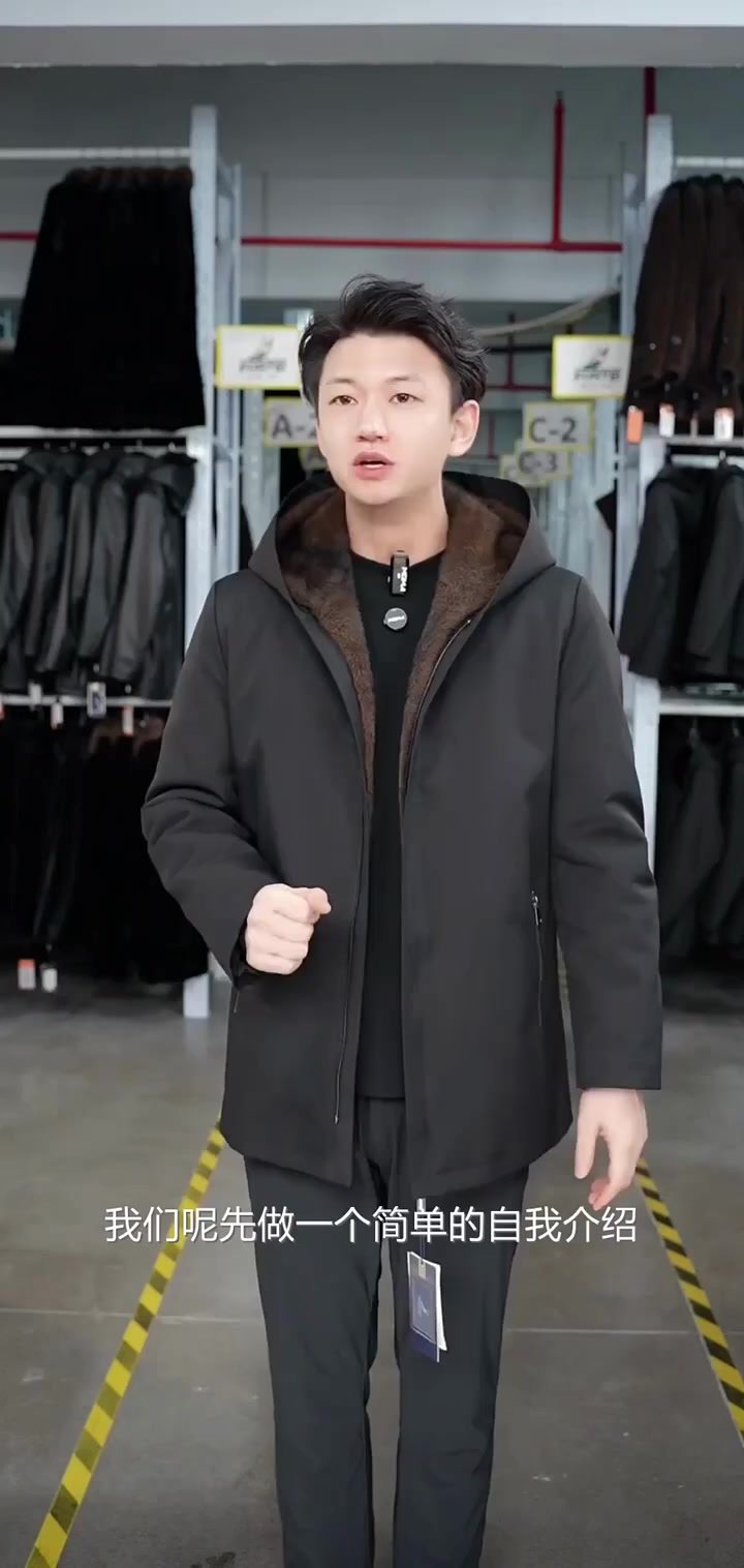 海宁制造,男士派克服外套,可脱卸内胆显贴心,中长款更显风范