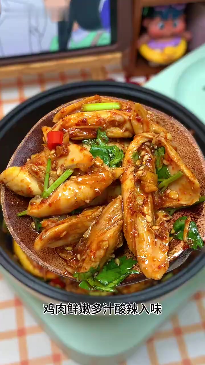 打工人下班如何速食?酸辣柠檬手撕鸡