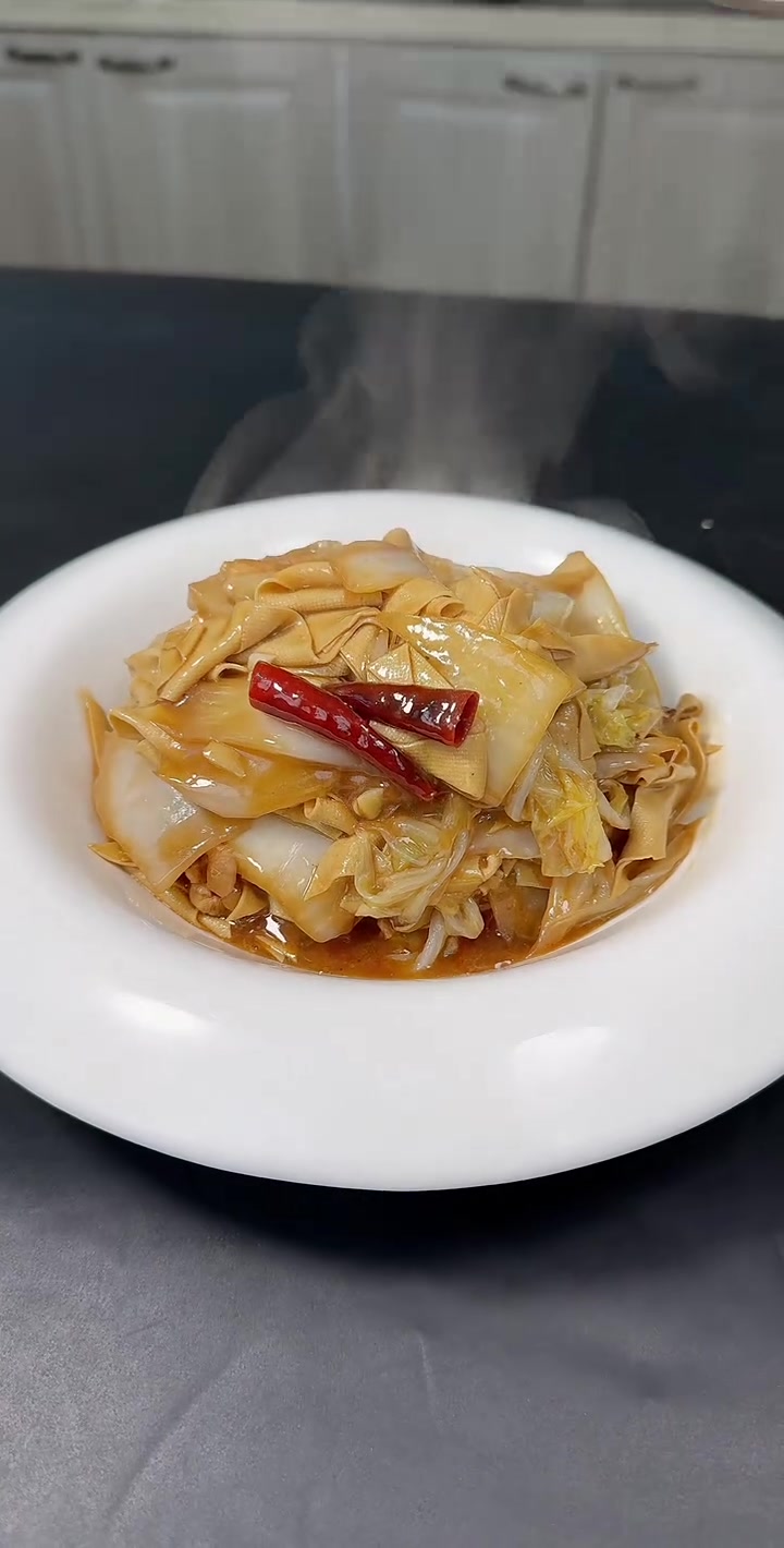 从小吃到大的白菜干豆腐，做法简单又下饭！
