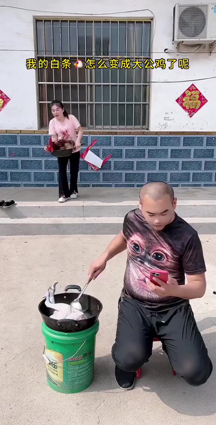 我的白条鸡怎么变成大公鸡了呢……酸辣粉