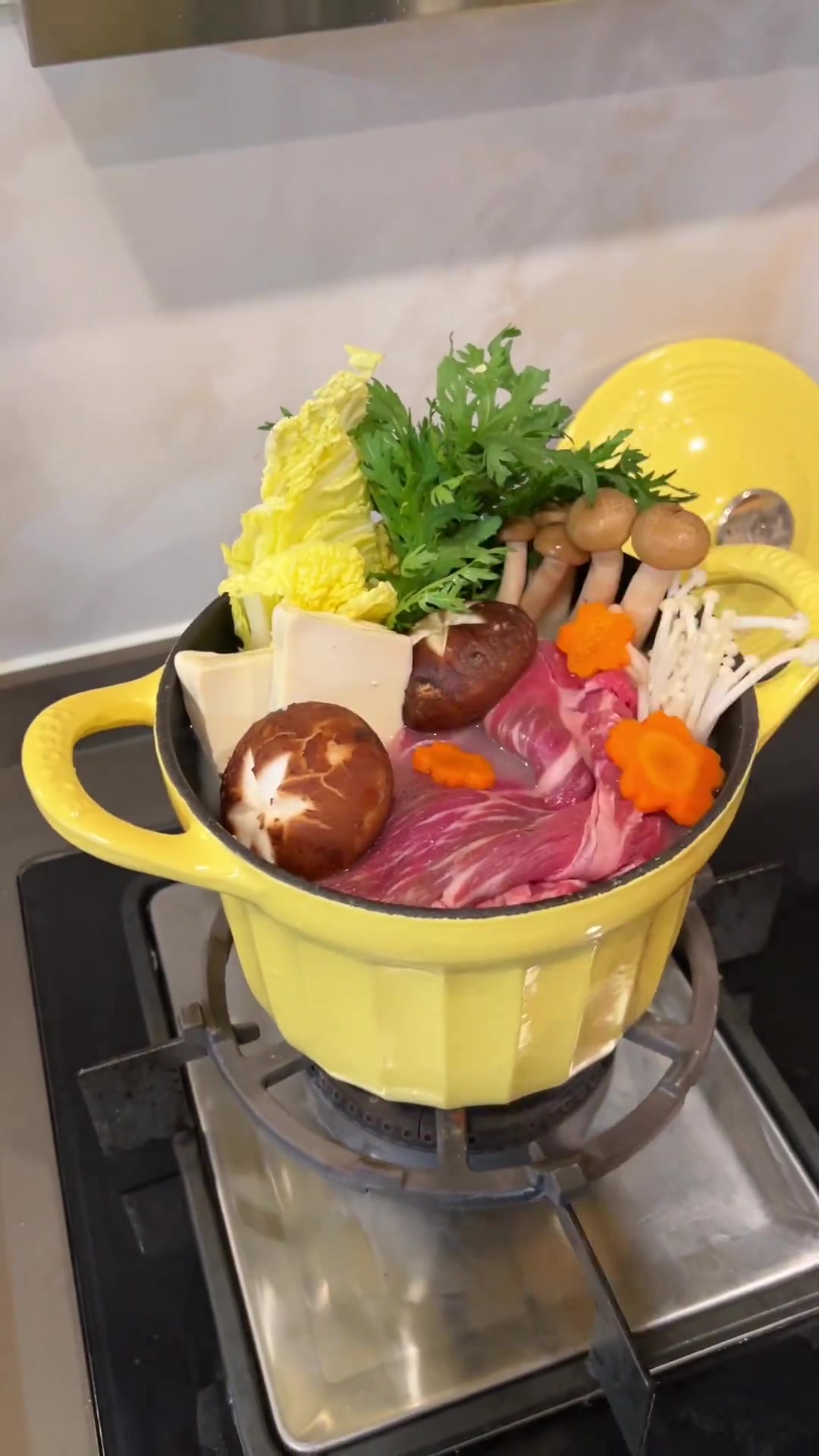 午餐vlog：自制炸鸡排+豆乳小火锅，一人午餐很享受