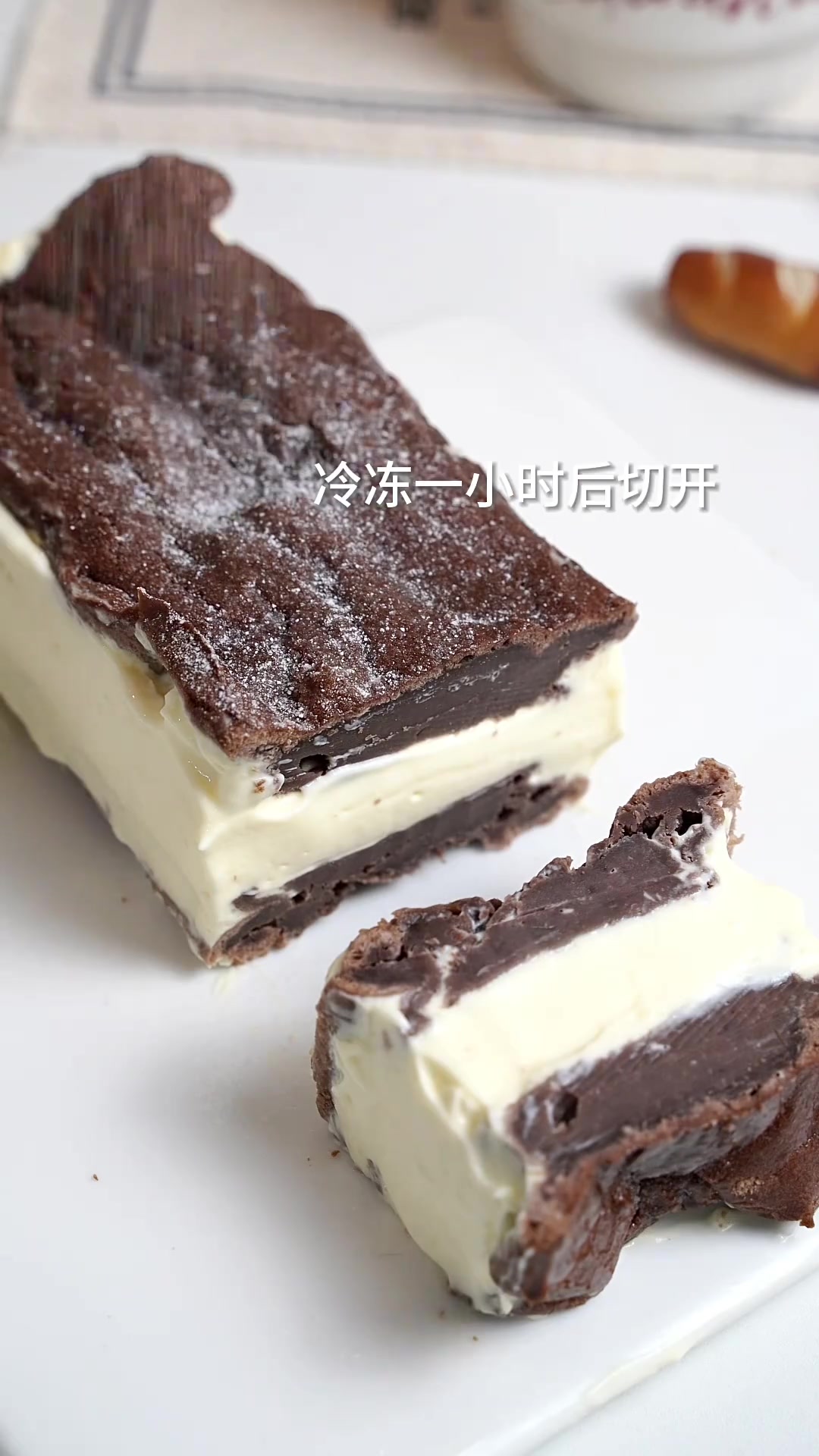 冰激淋口感卡仕达酱泡芙蛋糕,入口即化超棒!