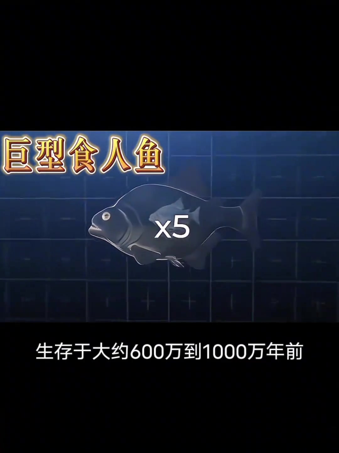 远古超级食人鱼——巨型食人鱼