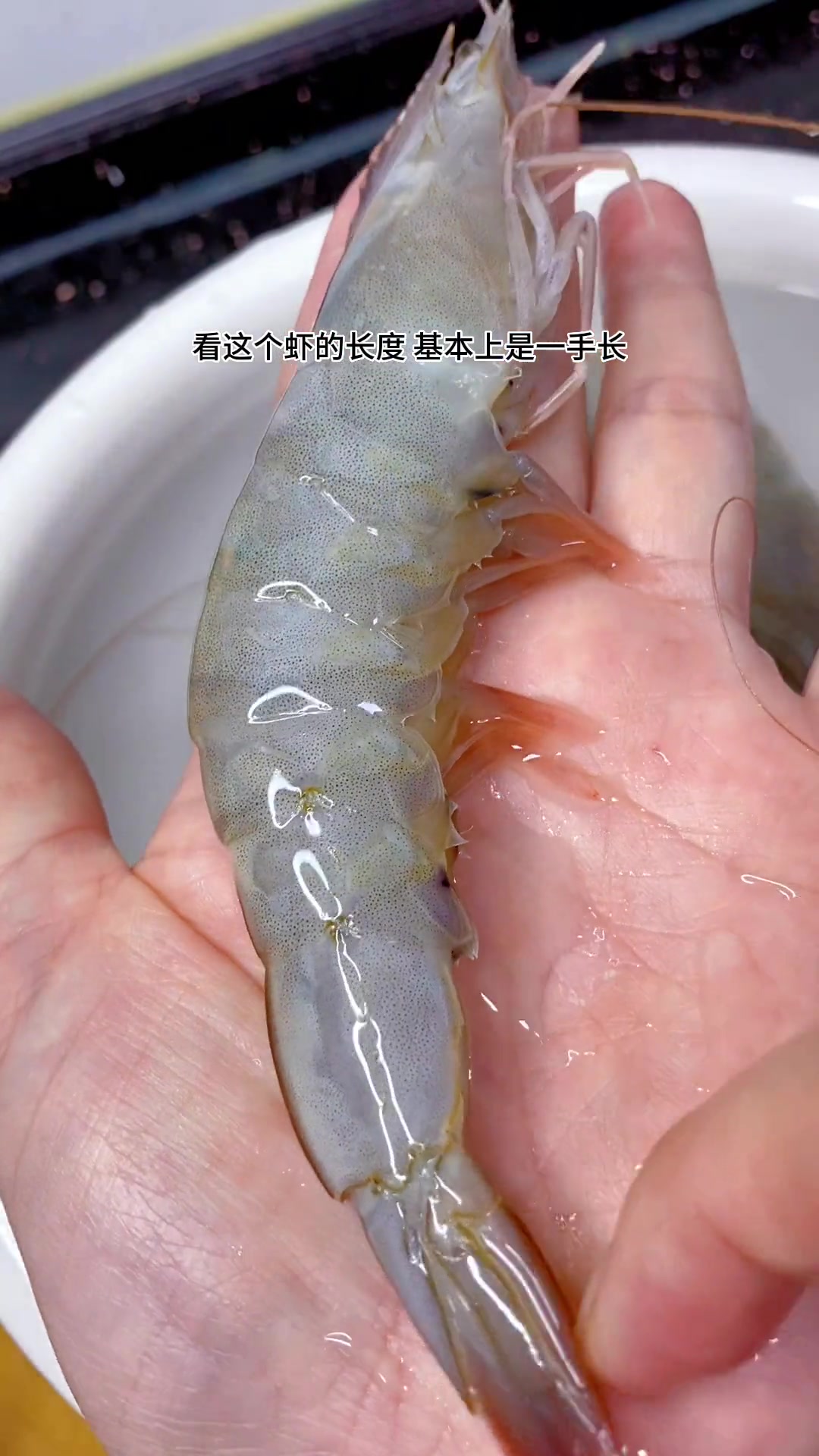 厄瓜多尔的深海大白虾口感鲜中带甜、肉质嫩而有弹性、最是适合白灼、原汁原味、好吃极了