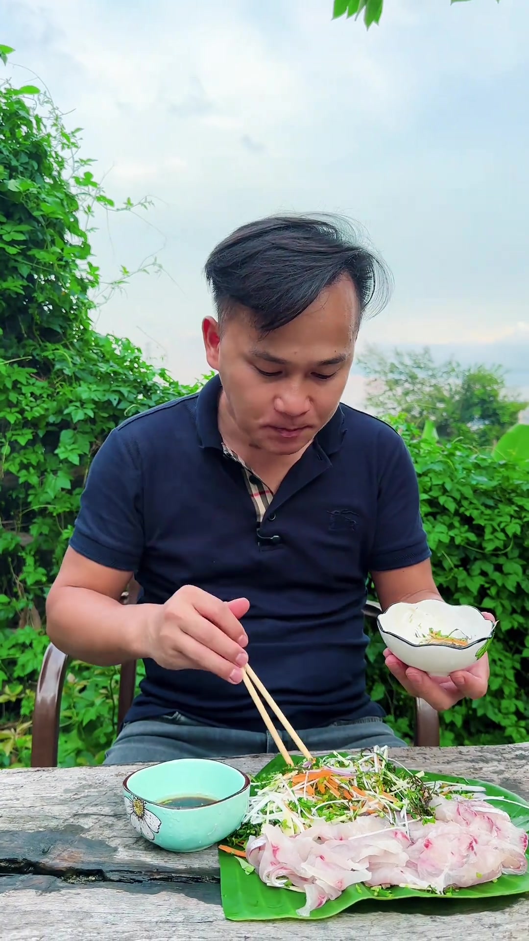 今日吃鱼生快餐，简简单单