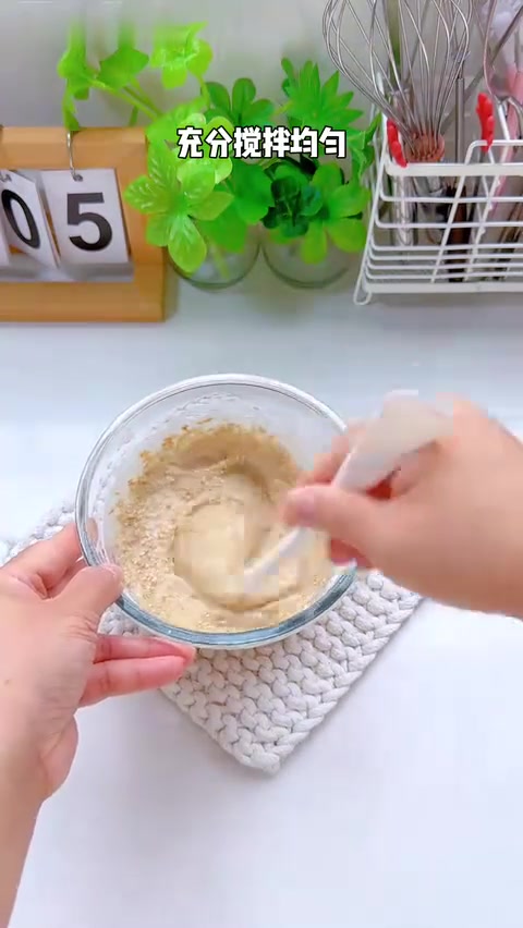 搅一搅就能做的芝麻薄脆饼干