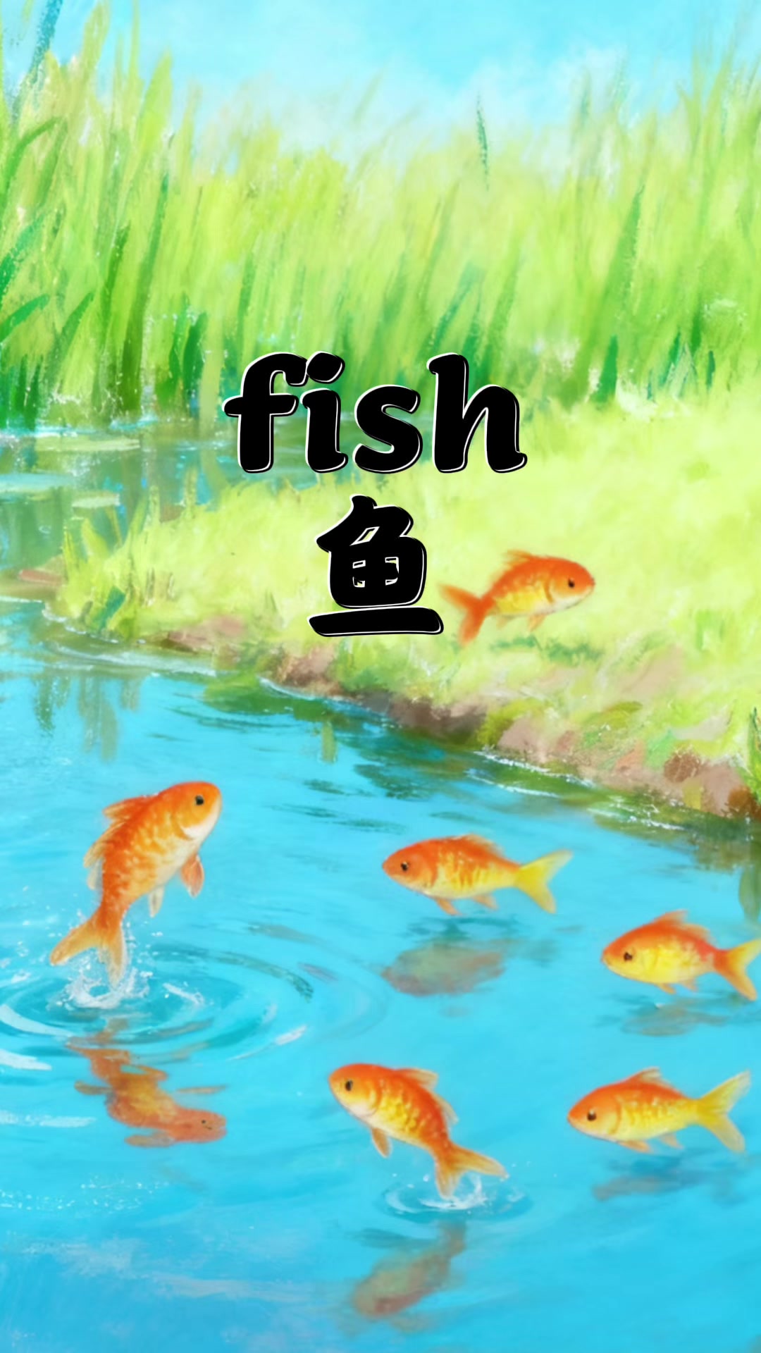 英语启蒙，英语绘本第11集鱼fish
