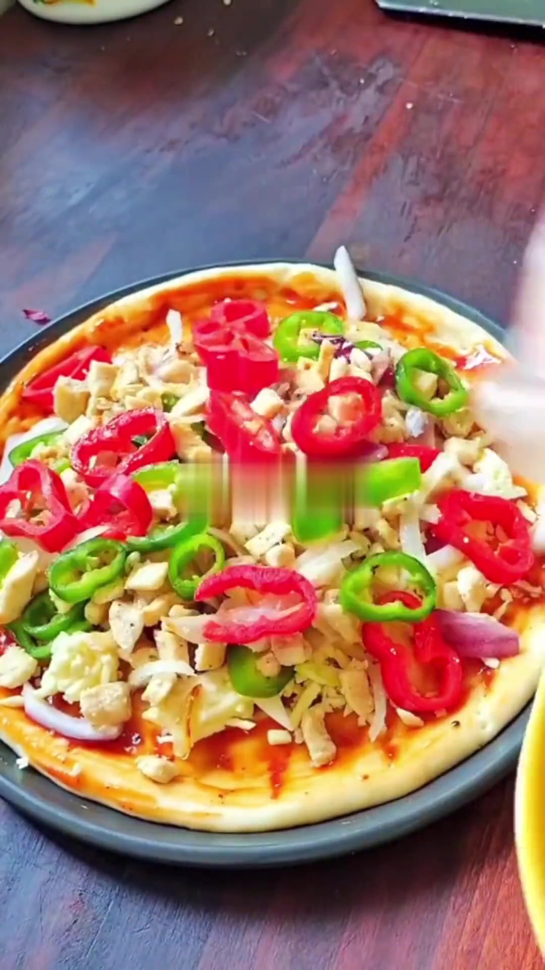 烤箱做鸡肉芝士披萨，香到爆！