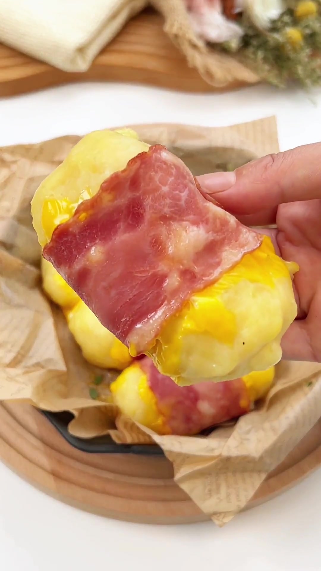 终于复刻芝士土豆泥培根卷！巨好吃，周末过节放肆吃