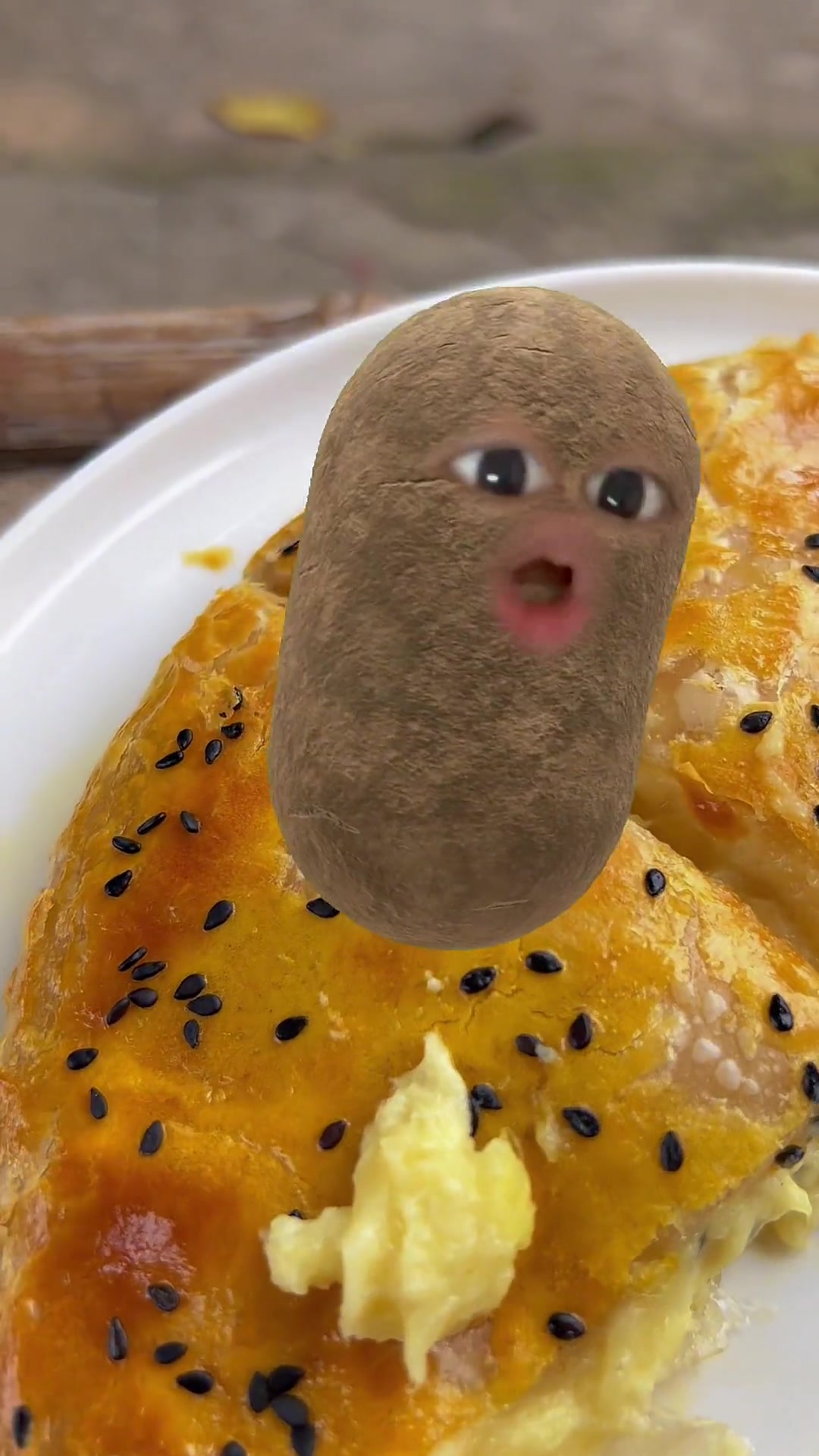 只需3种材料，就能做出香甜爆汁的榴莲芝士饼