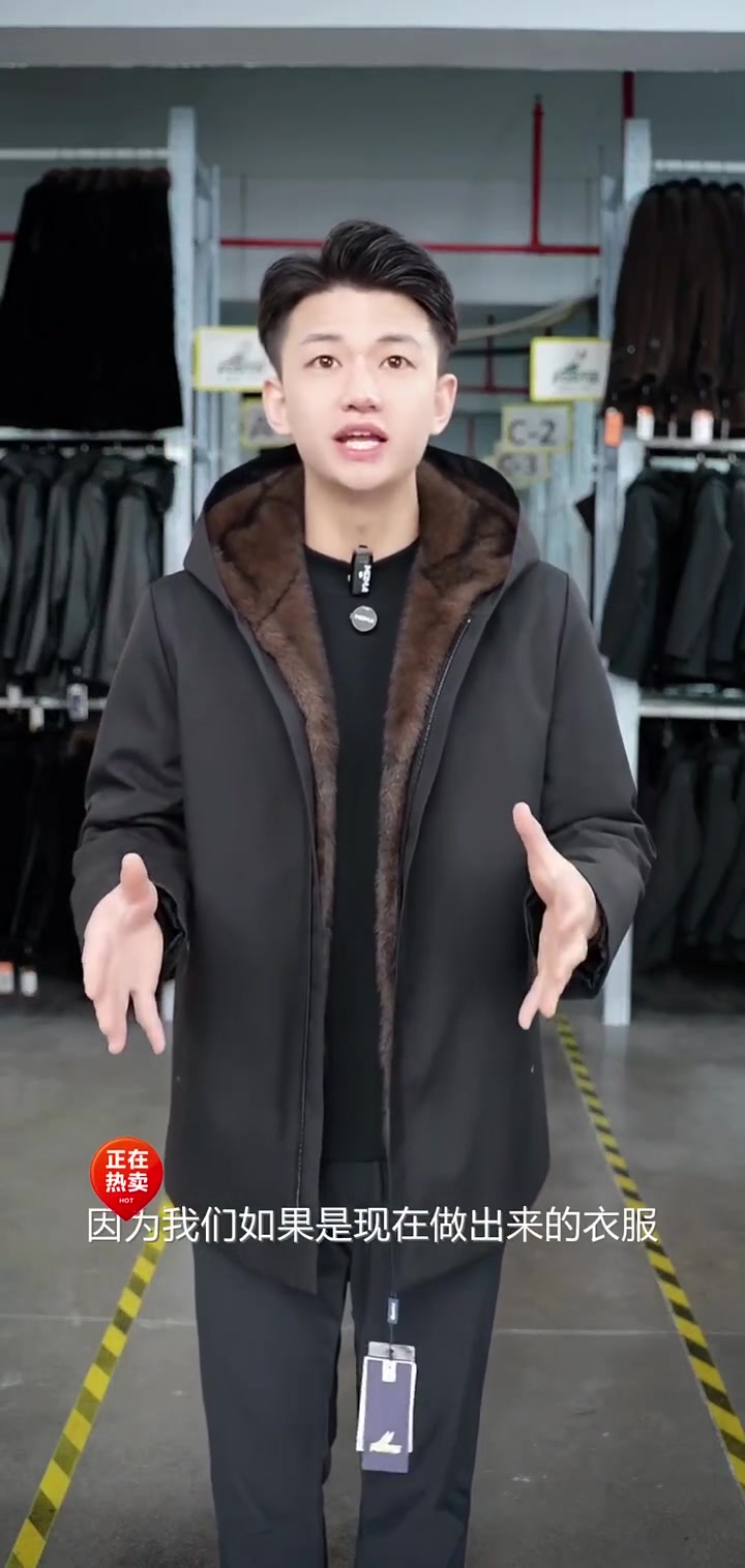 冬天来了,不怕冷的秘密武器!海宁男士派克服,内胆设计更保暖