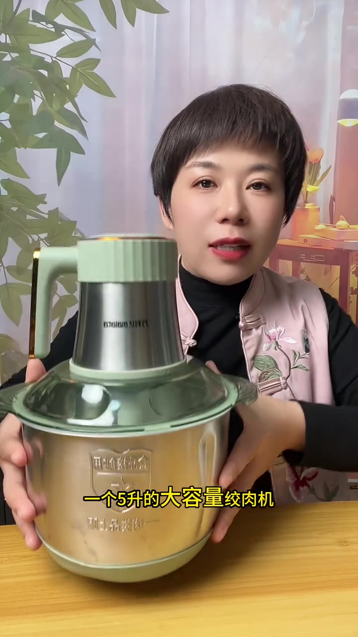 万利达绞肉机,五升大容量,六页刀头