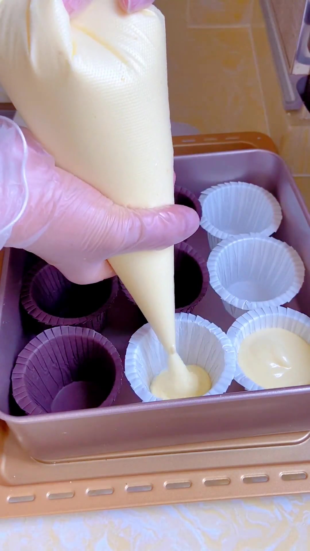 古早纸杯蛋糕，新手也能一次成功