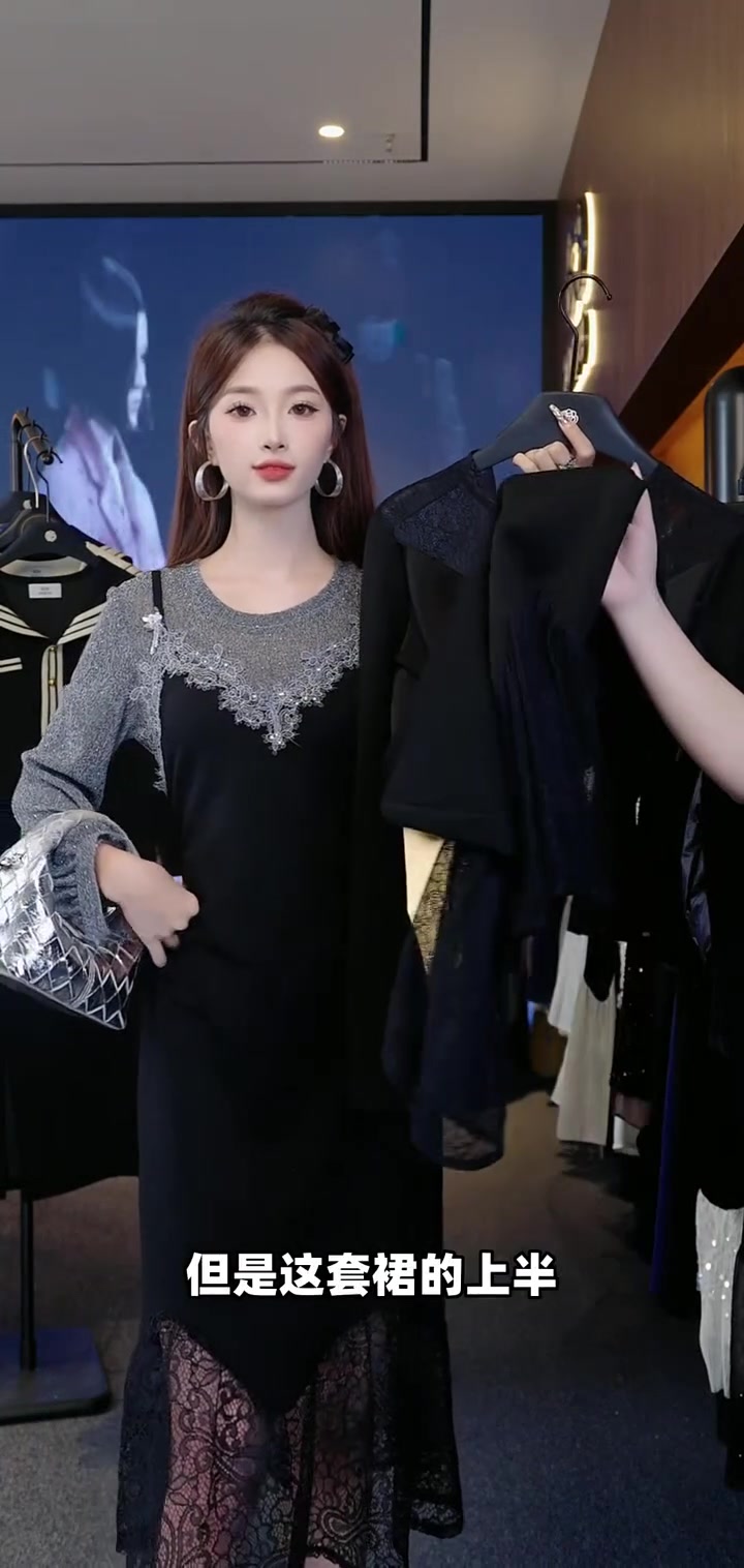 轻奢小礼服裙显瘦又精致！A字鱼尾设计穿出若有若现感