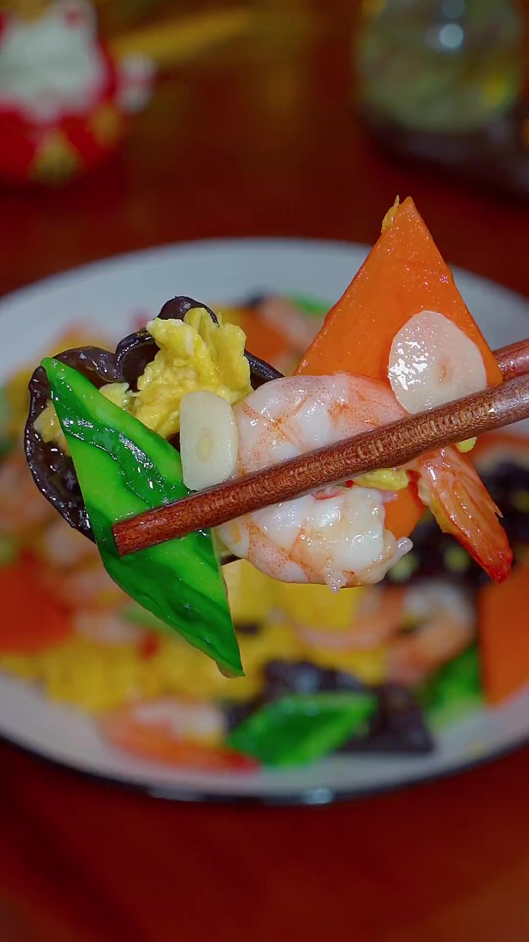 给孩子做什锦虾仁当晚饭，好吃又好看！