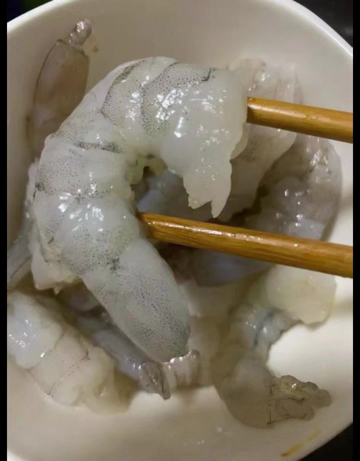 大规格开背青虾仁,不缩水,强的厉害
