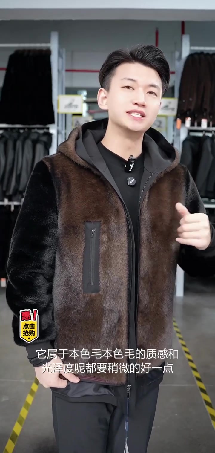 海宁制造,男士派克服外套,可脱卸内胆显高级,中长款设计尽显风范