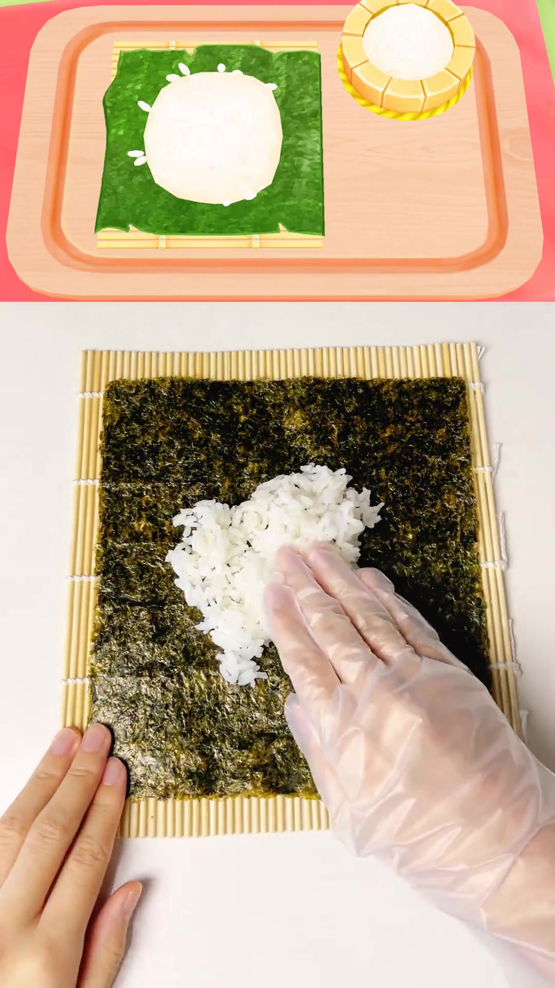 宝宝巴士版寿司,简直就是轻食!