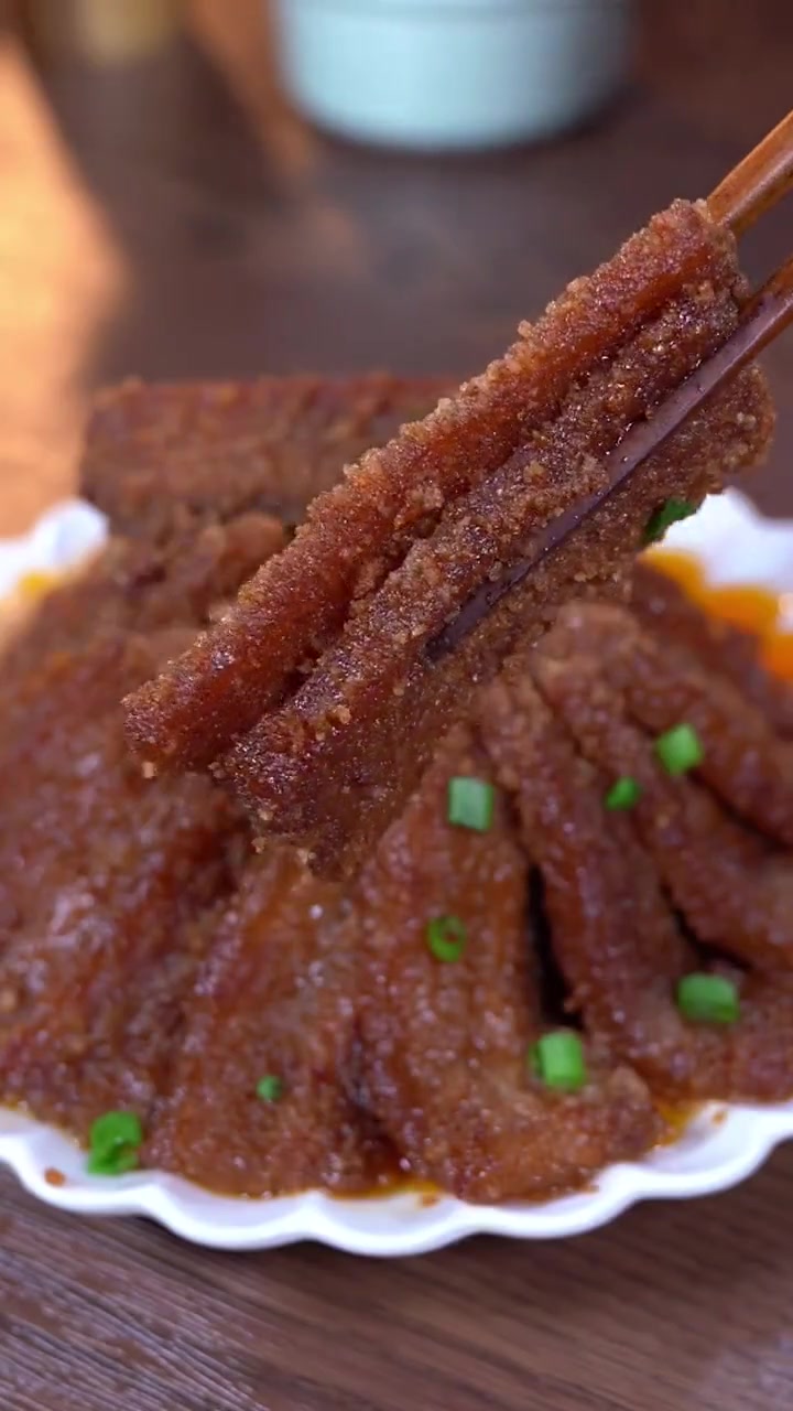 粉蒸肉入口即化肥而不腻的方法来了