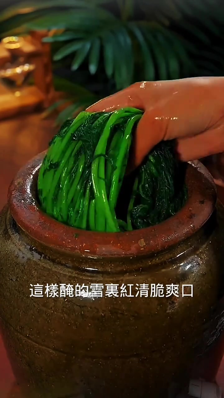 雪里红咸菜，东北下饭菜