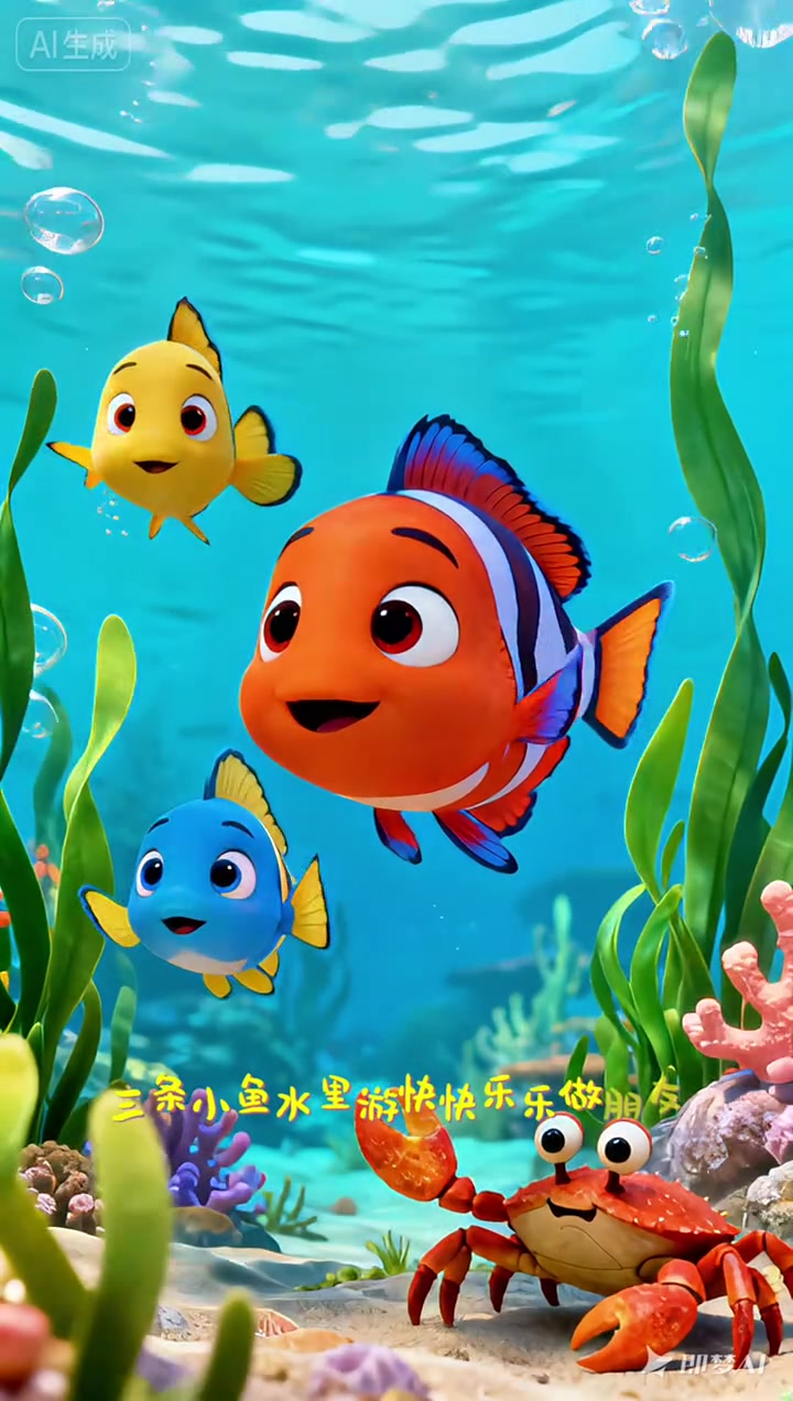 《鱼在水里游》