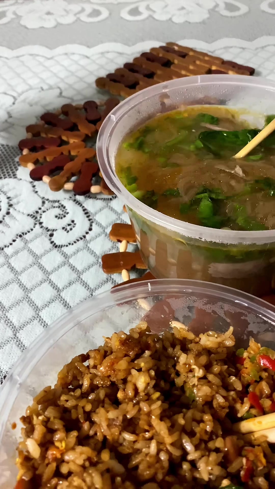 夜宵淮南牛粉丝牛肉汤牛肉炒饭