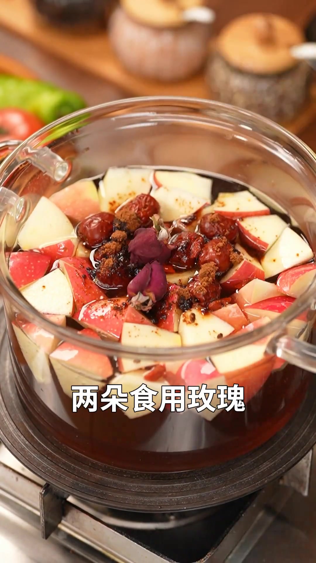 苹果红糖鸡蛋水,滋补又好喝的美食做法