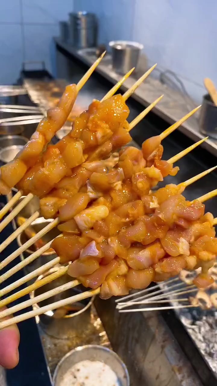 香辣鸡肉串的腌制方法和配方比例