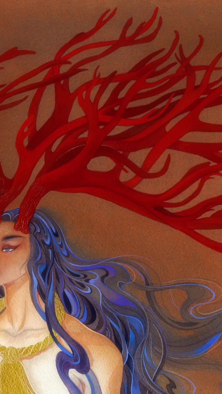 再开，久违了的手绘古风插画过程