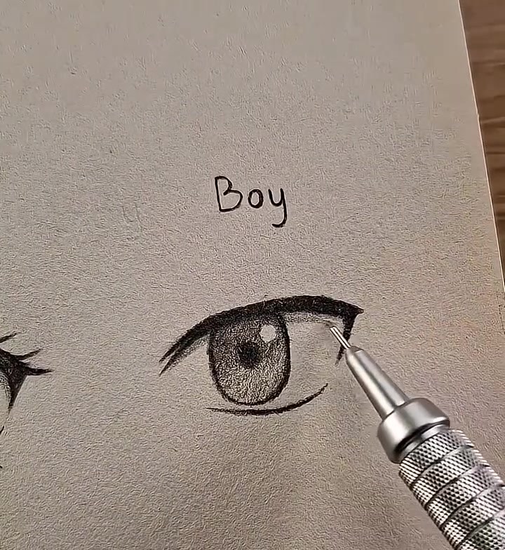 动漫眼睛画法
