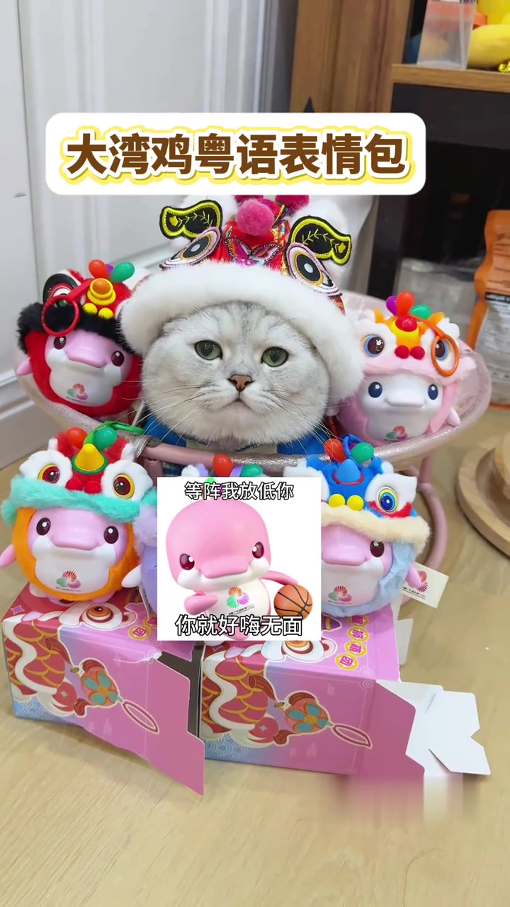 大湾鸡粤语表情包太可爱了吧