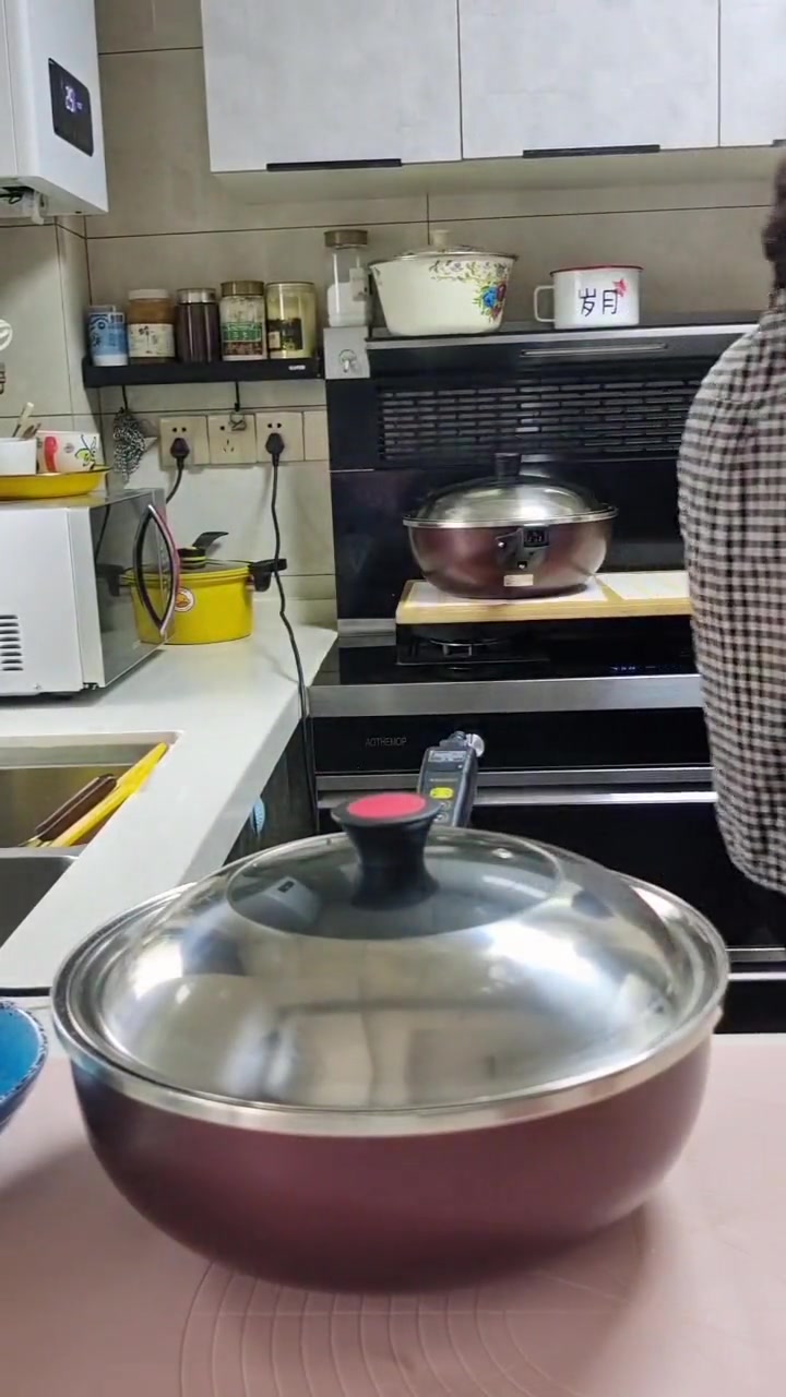 农村人做海带炖土豆,腊白菜超好吃!