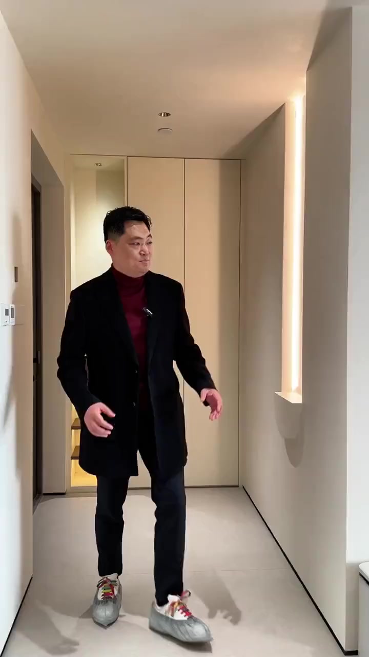 不放电视机的大客厅，世茂天誉大平层装修完成实影效果