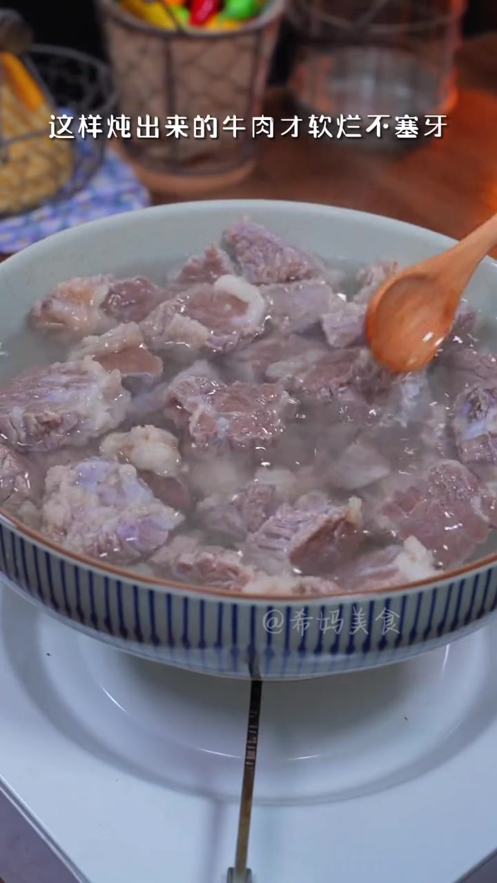 马上就过年了，给家人炖一锅牛腩萝卜汤吧
