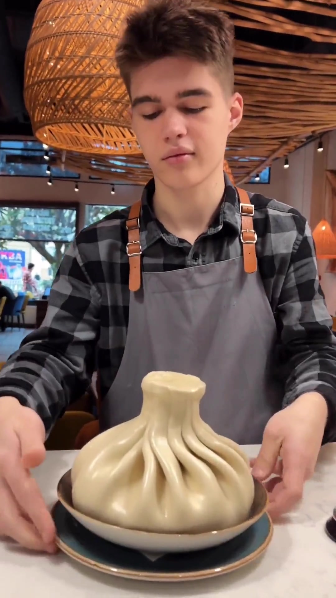 美国米其林餐厅50刀菜品,包子手法饺子烹法,值吗?