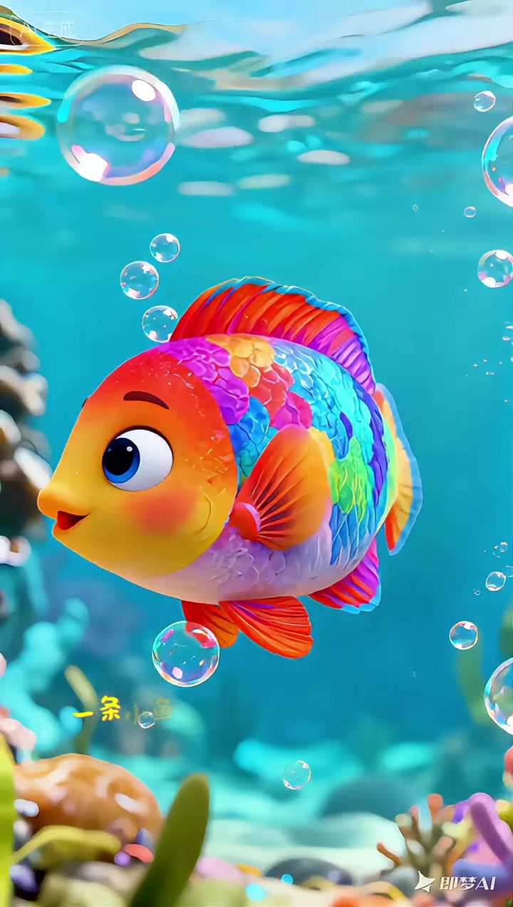 儿歌《鱼在水里游》