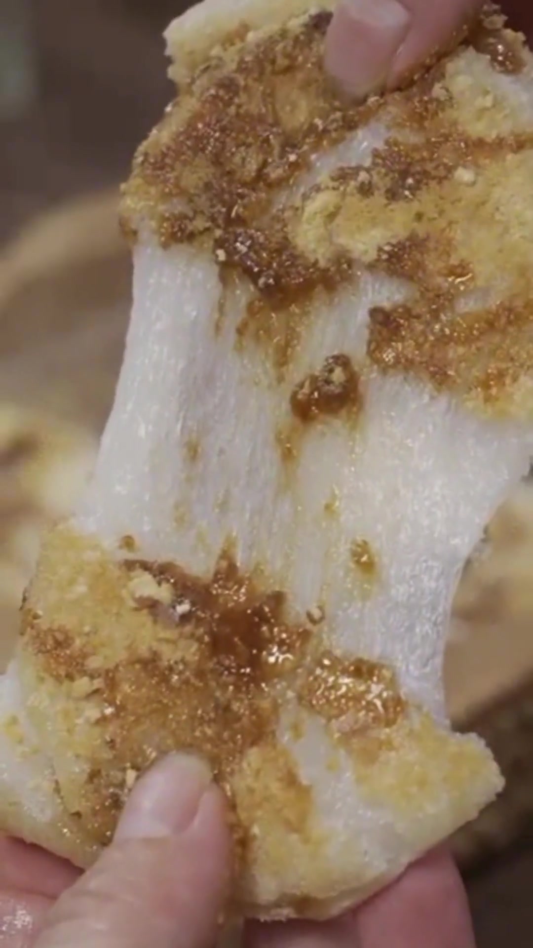 糯唧唧的手工糯米糍粑!小时候吃不够的味道,天使家的土特产哟