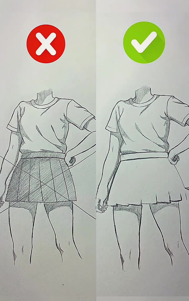 裙子怎么画
