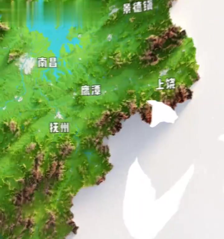 高精度中国各省3D地形图合集