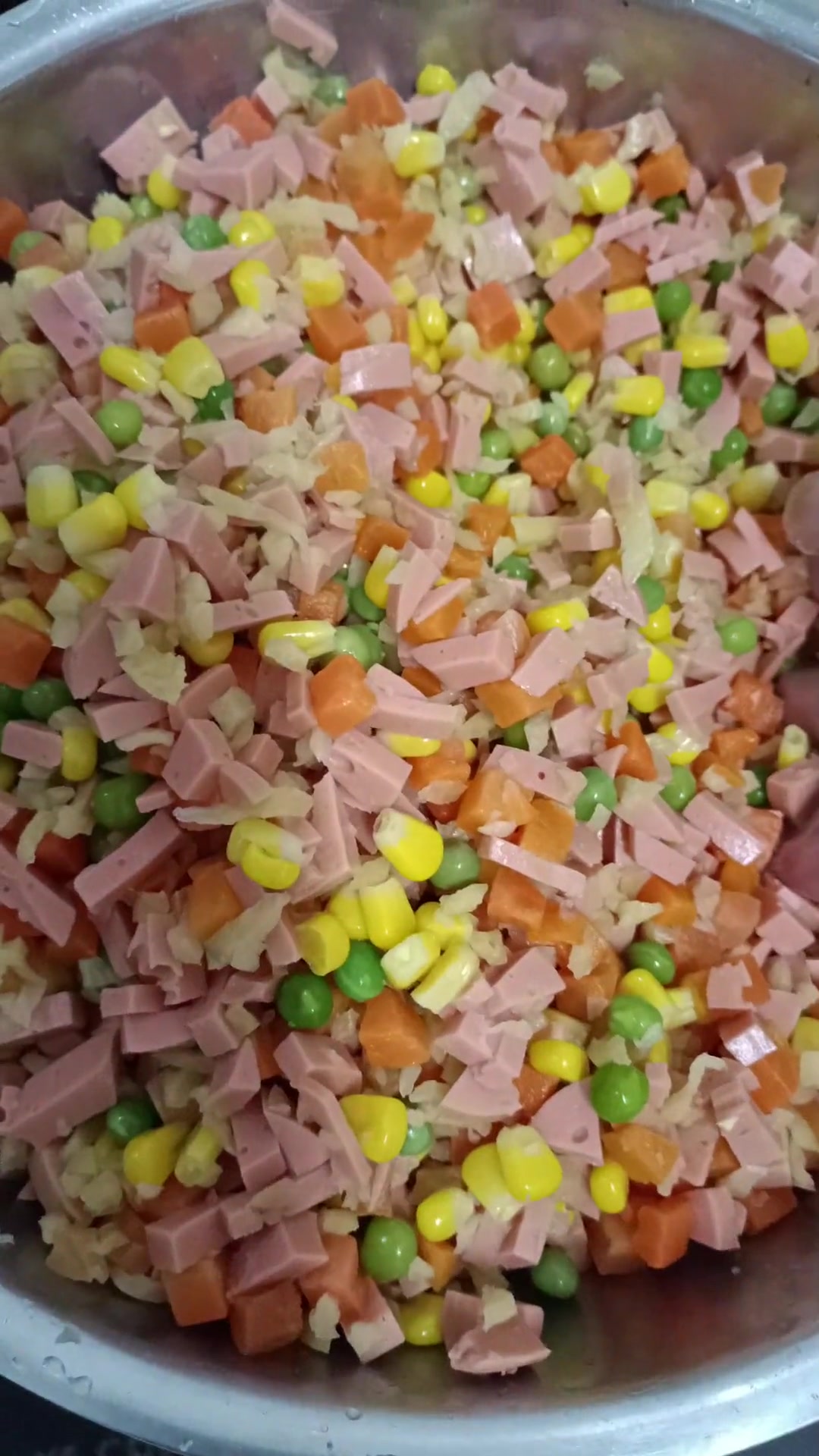 鸡蛋汉堡配料,用来炒饭吃也是绝配