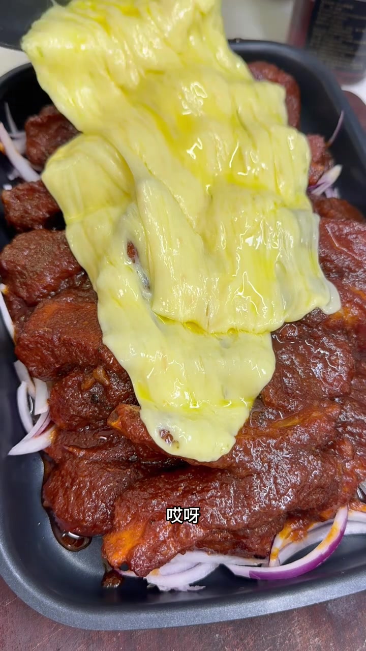 大儿子住校后甚是想念妈妈的饭，今天回来了「芝士排骨」「韩式拌饭」大酱汤安排起来