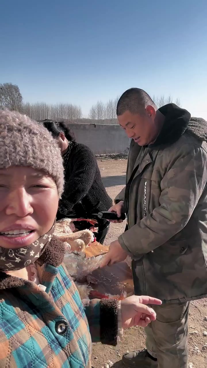 大姑姐来就杀鹅