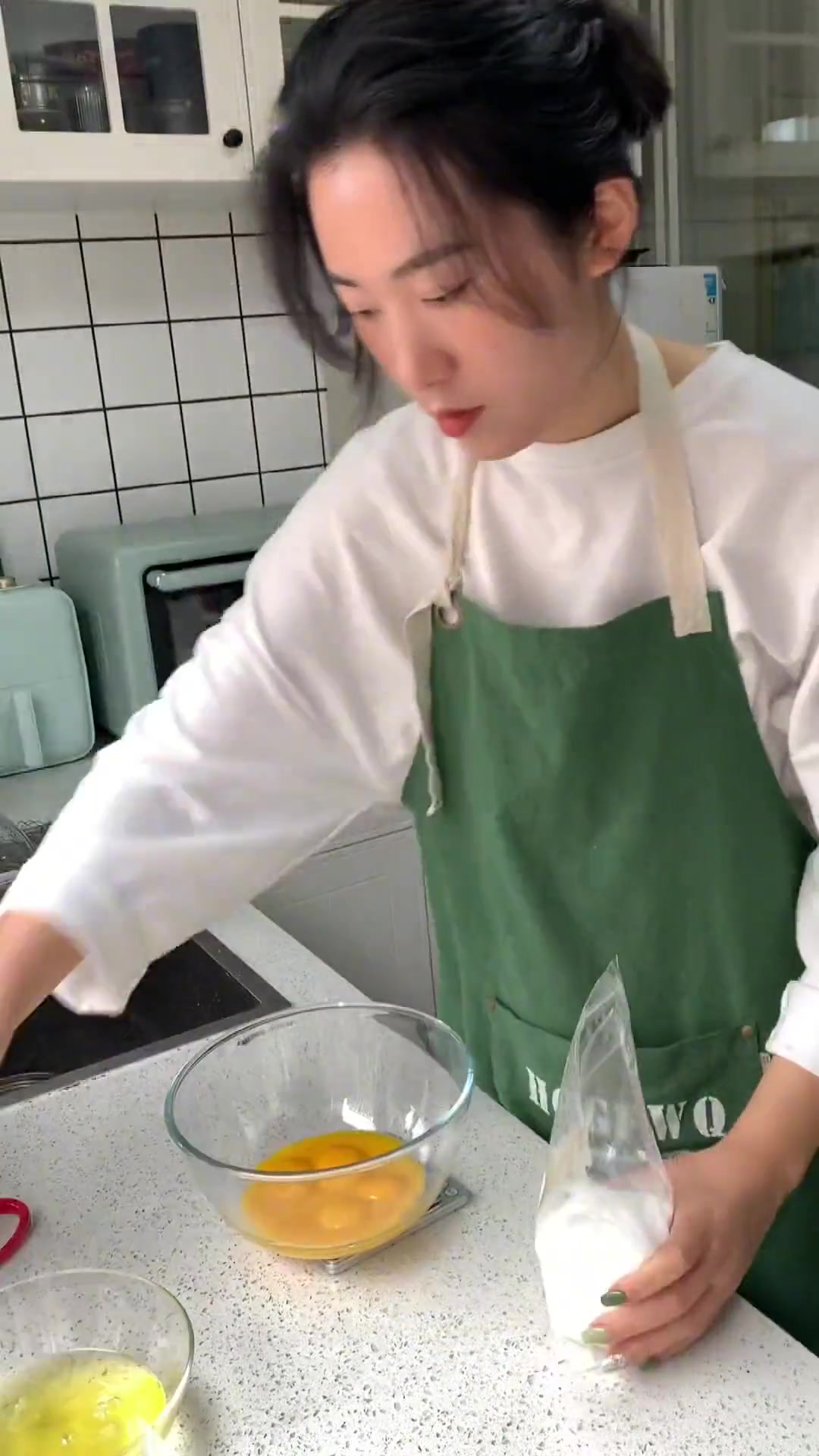 虎皮蛋糕卷，虽然不是很完美但是很知足特有成就感