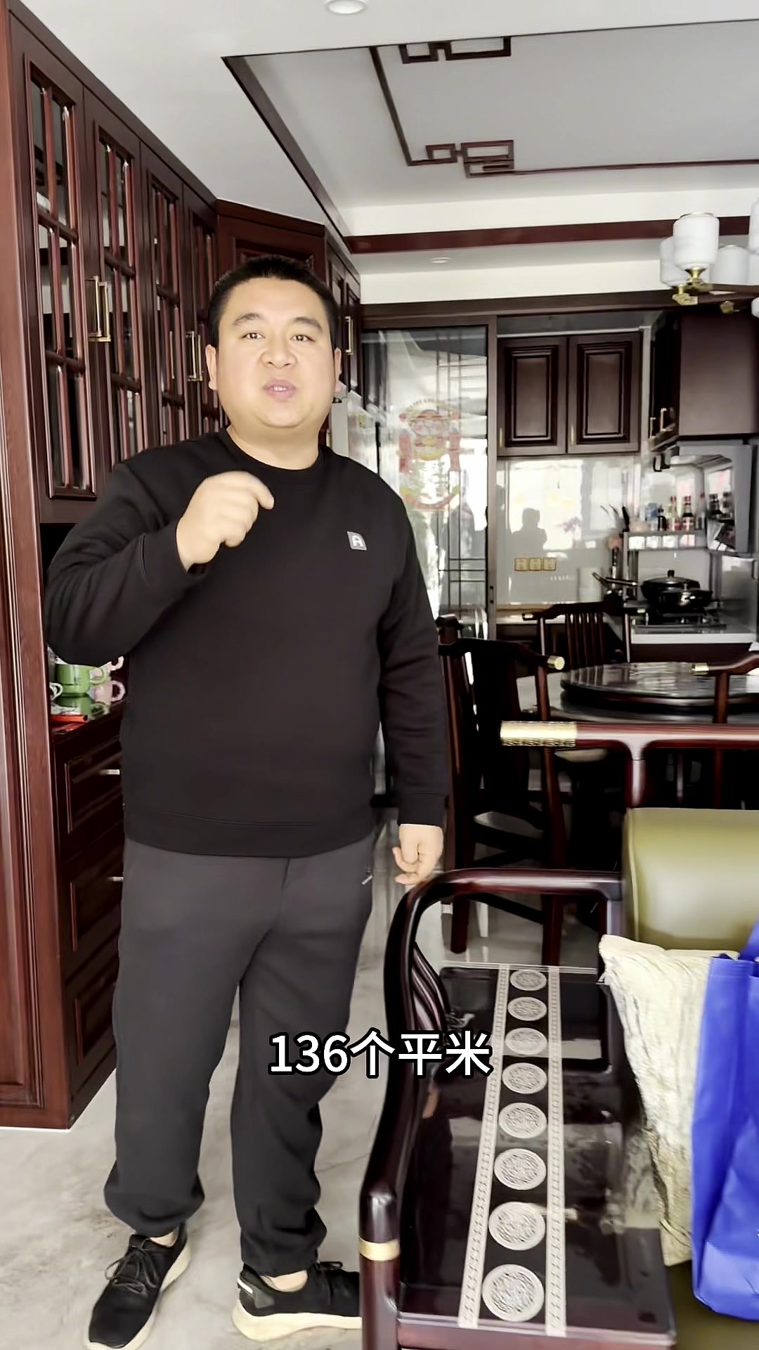 甘肃农村小伙新房入住,136平米新中式装修,效果咋样?