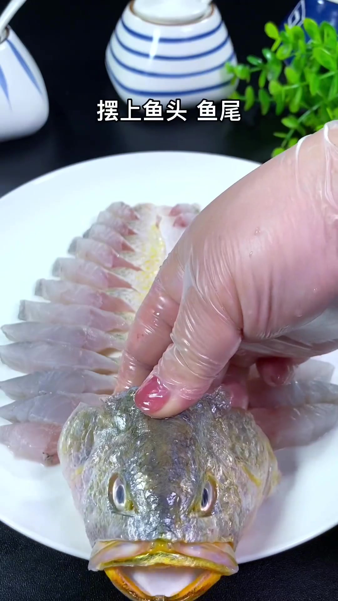 清蒸黄花鱼,味道鲜美,颜值扛把子