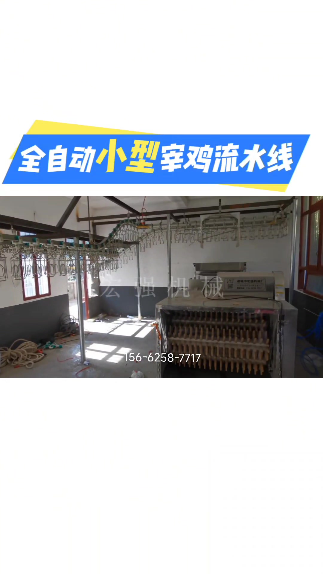 小型全自动杀鸡流水线上门安装