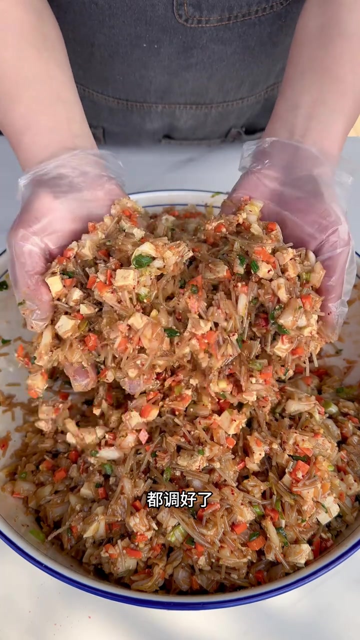 豆腐白菜馅包子像我这样做，个个皮薄馅多炫三都不够