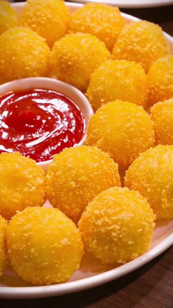 有土豆就能做!孩子超爱的黄金土豆球做法来啦